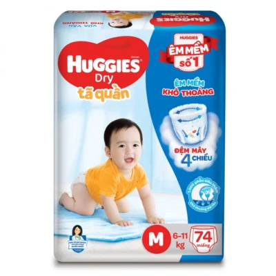 Bỉm trẻ em Huggies Dry Diapers