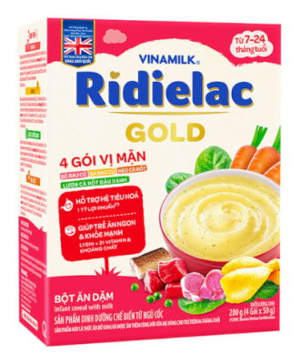 Bột ăn dặm của Ridelac Gold